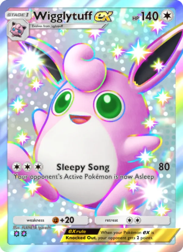 Wigglytuff ex · Celestial Guardians 237/155