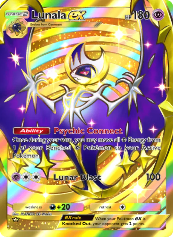 Lunala ex · Celestial Guardians 238/155