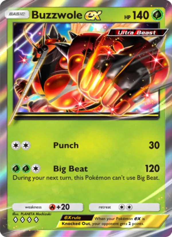 Buzzwole ex · Extradimensional Crisis 006/69