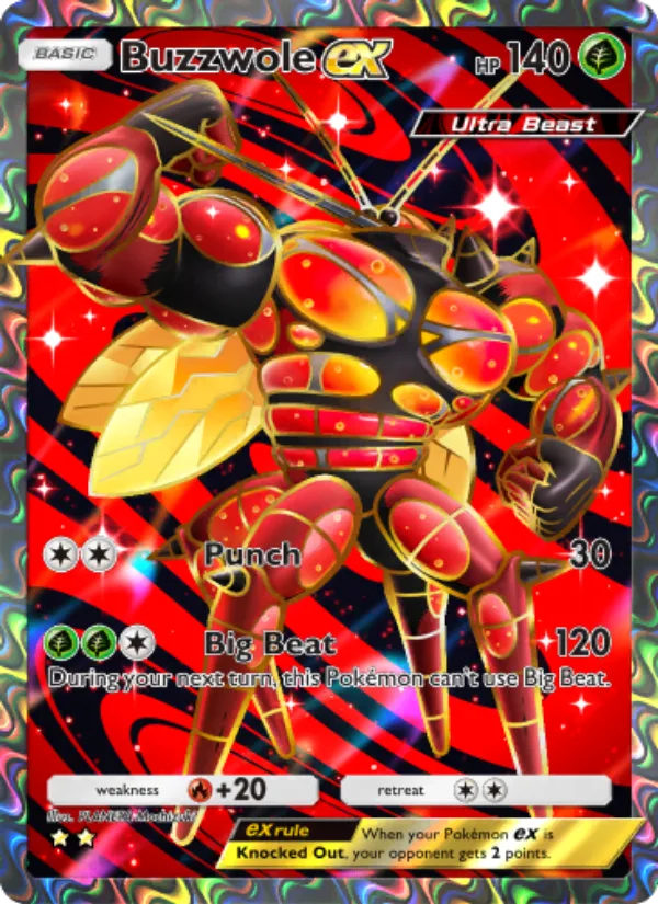 Buzzwole ex · Extradimensional Crisis 076/69
