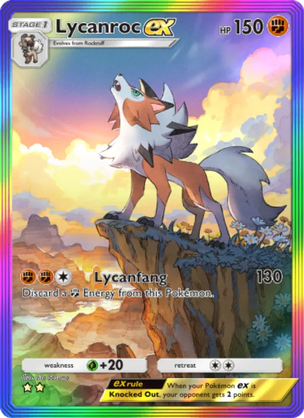 Lycanroc ex · Extradimensional Crisis 085/69