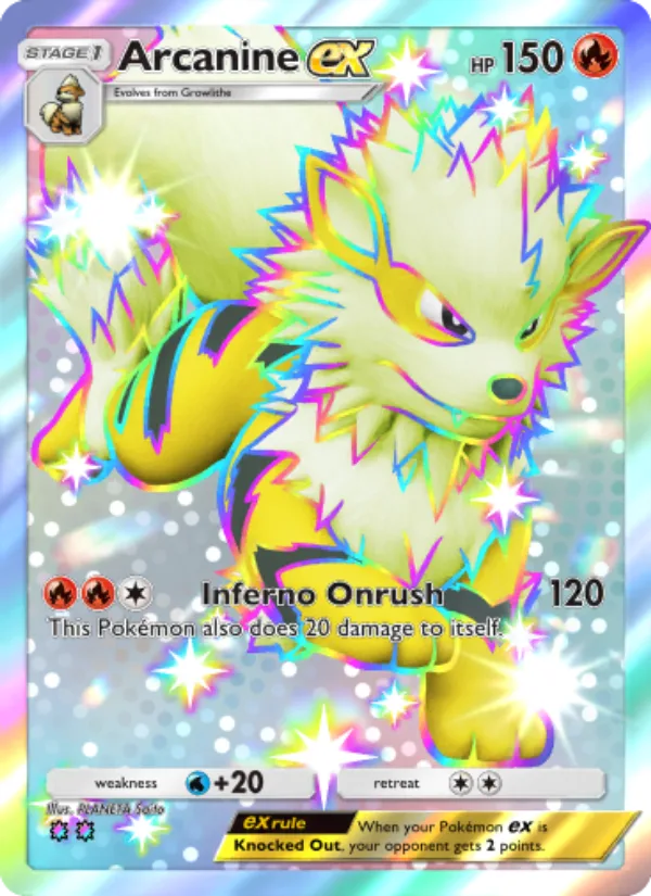 Arcanine ex · Extradimensional Crisis 100/69