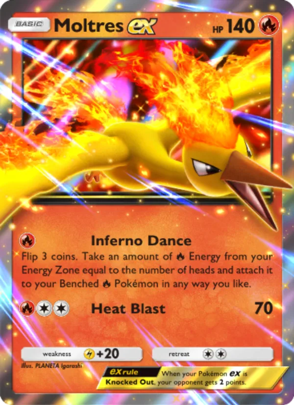 Moltres ex · Promos-A 025/100