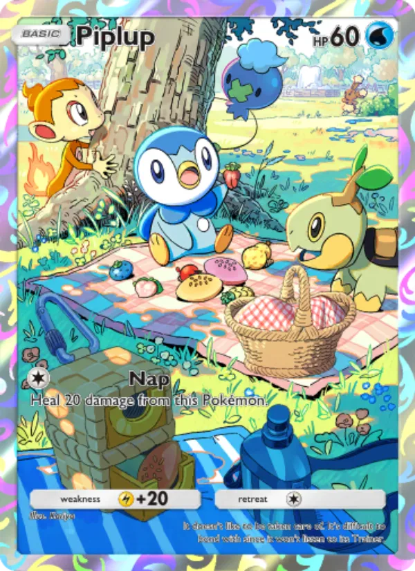 Piplup · Promos-A 034/100