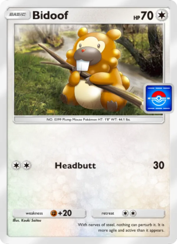 Bidoof · Promos-A 057/100