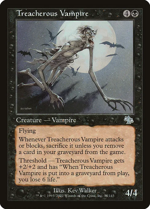 Treacherous Vampire · Judgment 75/143