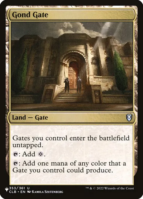 Gond Gate · The List CLB-353/5050