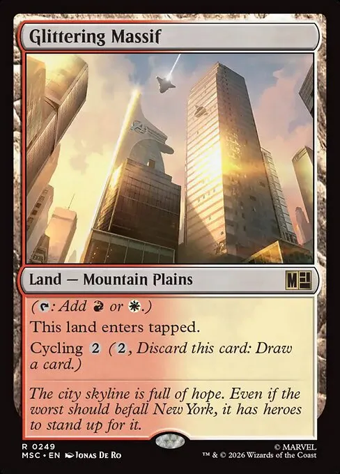 Glittering Massif · Marvel Super Heroes Commander 249/9