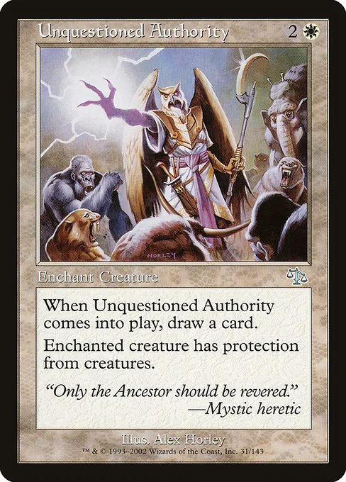 Unquestioned Authority · Judgment 31/143