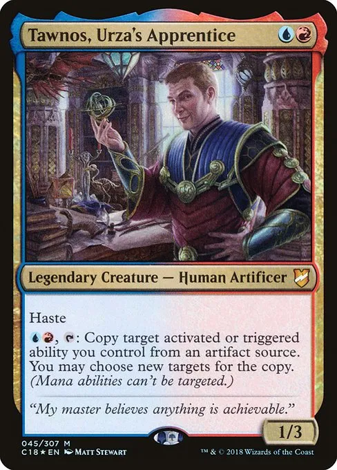Tawnos, Urza's Apprentice · Commander 2018 45/307