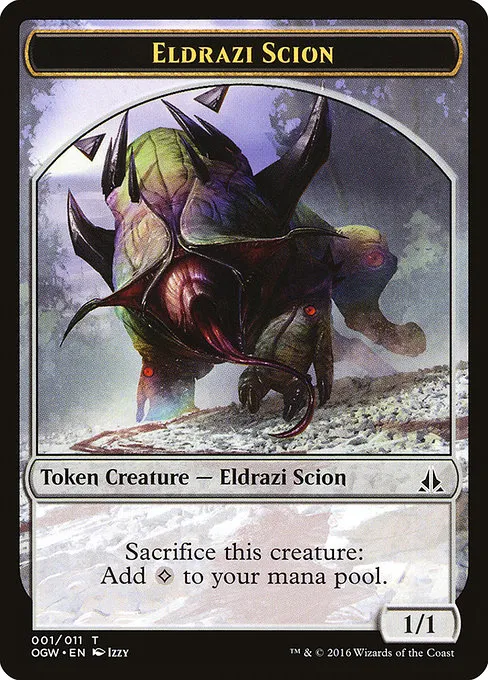 Eldrazi Scion · Oath of the Gatewatch Tokens 1/11