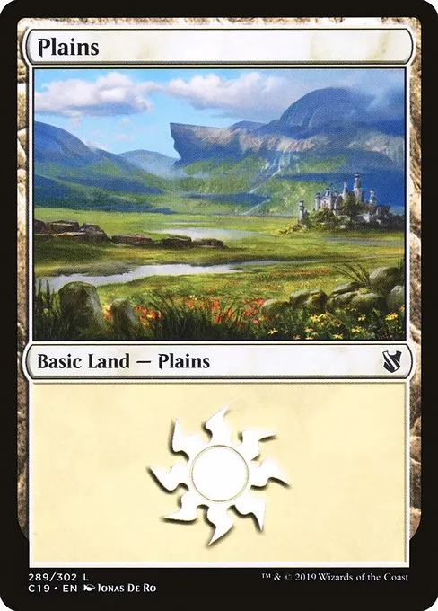 Plains · Commander 2019 289/302