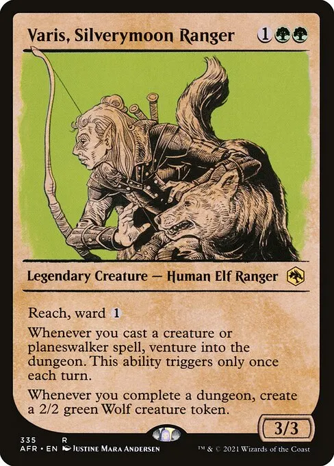 Varis, Silverymoon Ranger · Adventures in the Forgotten Realms 335/424