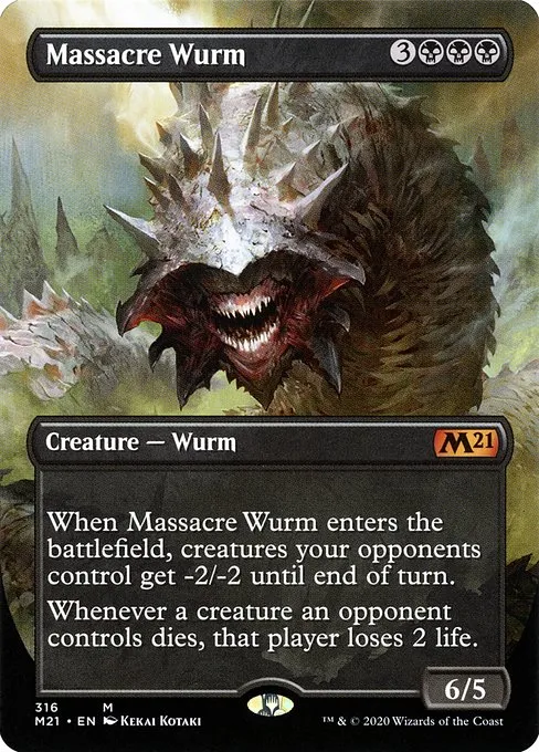 Massacre Wurm · Core Set 2021 316/397