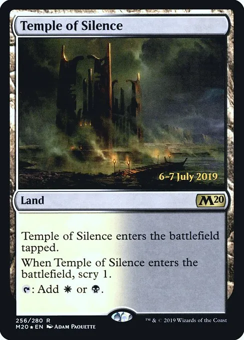Temple of Silence · Core Set 2020 Promos 256s/144