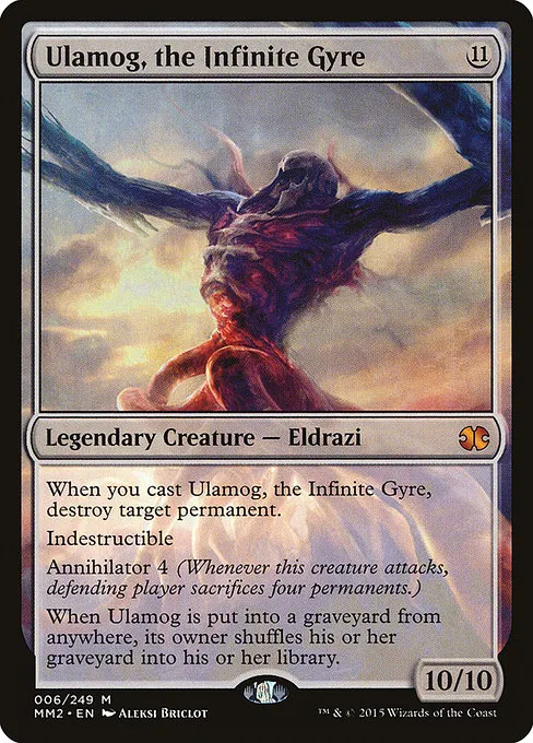 Ulamog, the Infinite Gyre · Modern Masters 2015 6/249