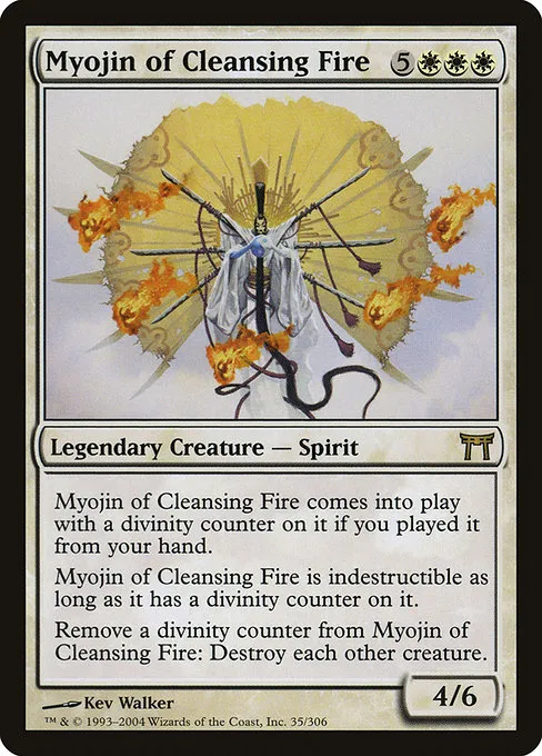 Myojin of Cleansing Fire · Champions of Kamigawa 35/307