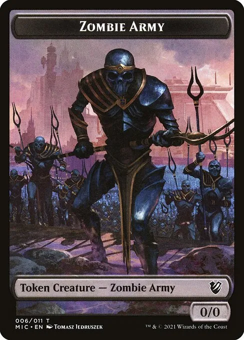 Zombie Army · Midnight Hunt Commander Tokens 6/11