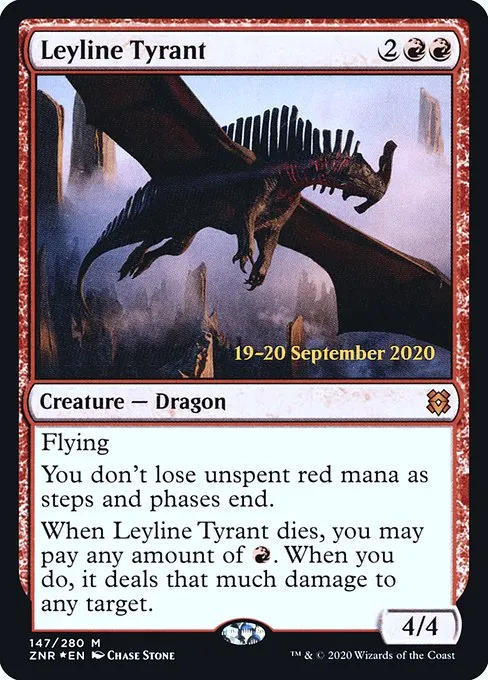 Leyline Tyrant · Zendikar Rising Promos 147s/153