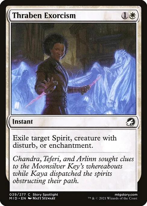 Thraben Exorcism · Innistrad: Midnight Hunt 39/399