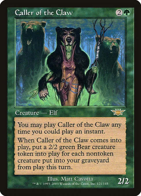 Caller of the Claw · Legions 121/145