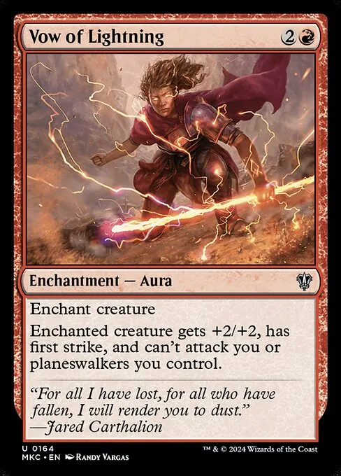 Vow of Lightning · Murders at Karlov Manor Commander 164/358