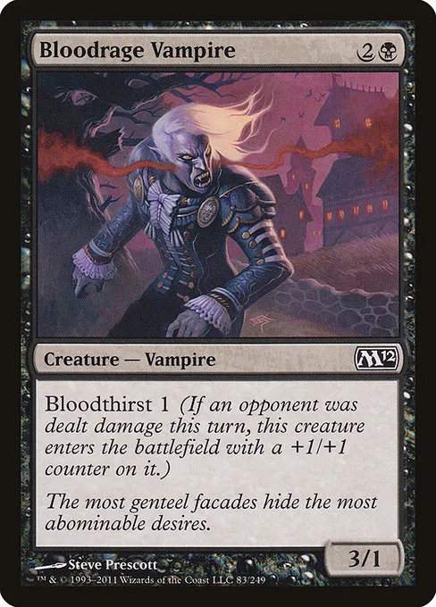 Bloodrage Vampire · Magic 2012 83/249