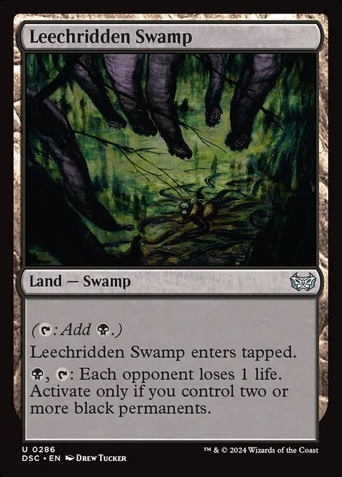 Leechridden Swamp · Duskmourn: House of Horror Commander 286/373