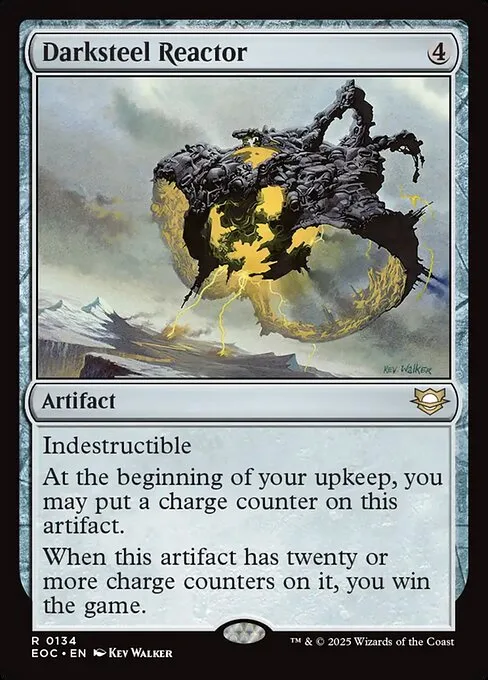 Darksteel Reactor · Edge of Eternities Commander 134/191