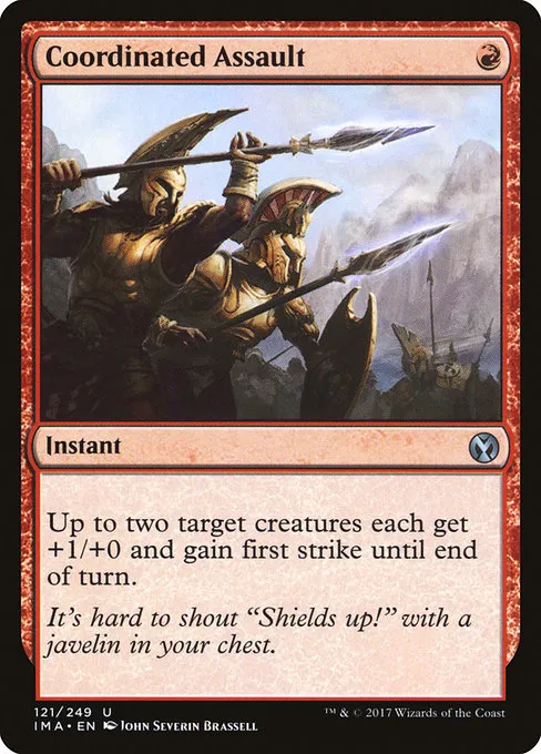 Coordinated Assault · Iconic Masters 121/249