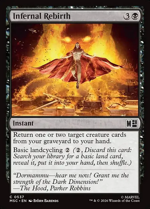 Infernal Rebirth · Marvel Super Heroes Commander 537/9
