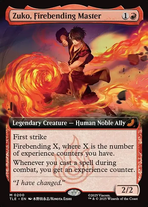 Zuko, Firebending Master · Avatar: The Last Airbender Eternal 200/317