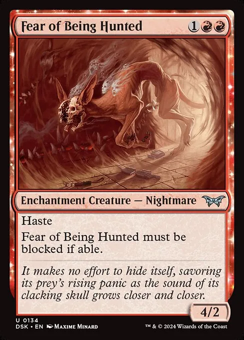 Fear of Being Hunted · Duskmourn: House of Horror 134/419