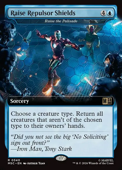 Raise the Palisade · Marvel Super Heroes Commander 340/9