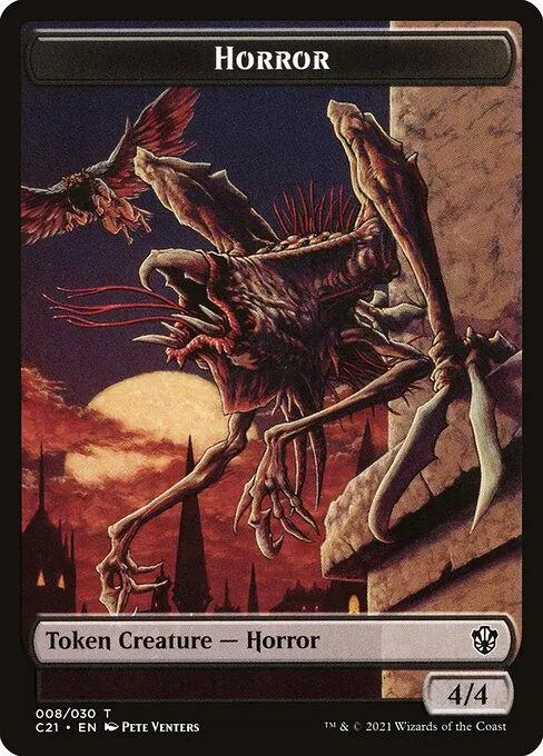 Horror · Commander 2021 Tokens 8/30
