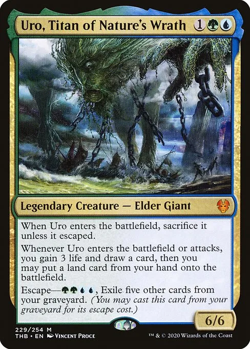 Uro, Titan of Nature's Wrath · Theros Beyond Death 229/358