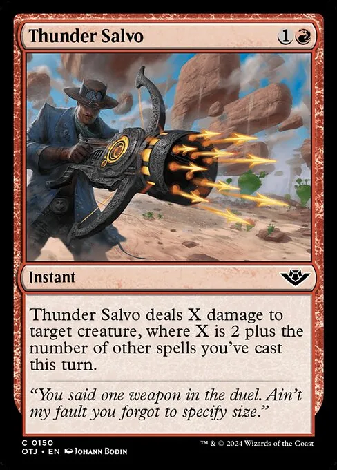 Thunder Salvo · Outlaws of Thunder Junction 150/374