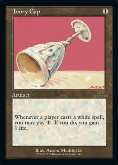 Ivory Cup · 30th Anniversary Edition 545/594
