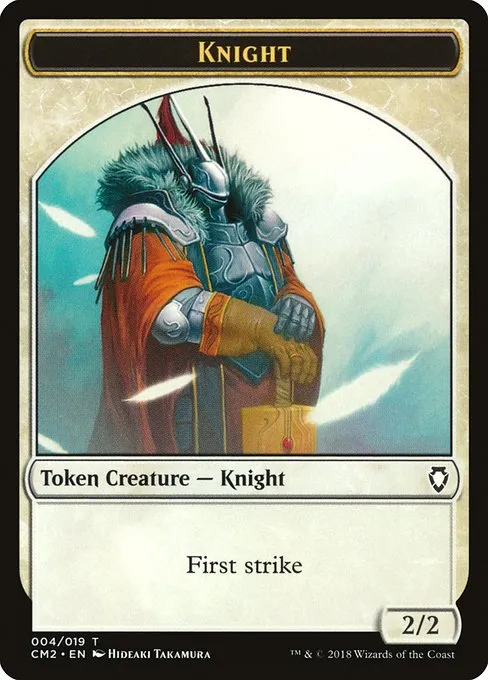 Knight · Commander Anthology Volume II Tokens 4/19