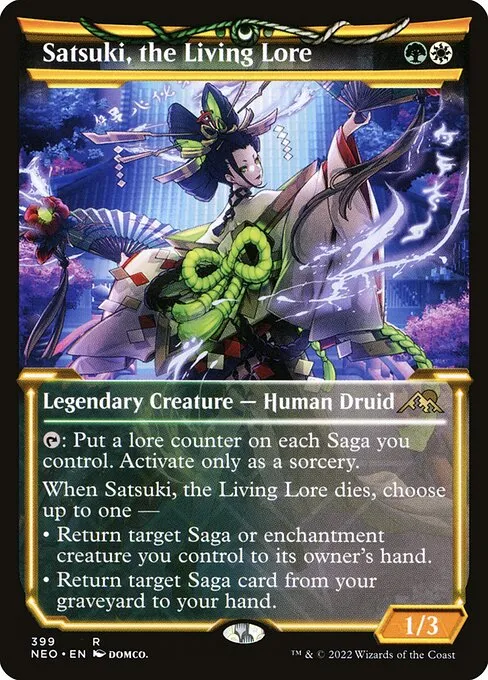Satsuki, the Living Lore · Kamigawa: Neon Dynasty 399/531