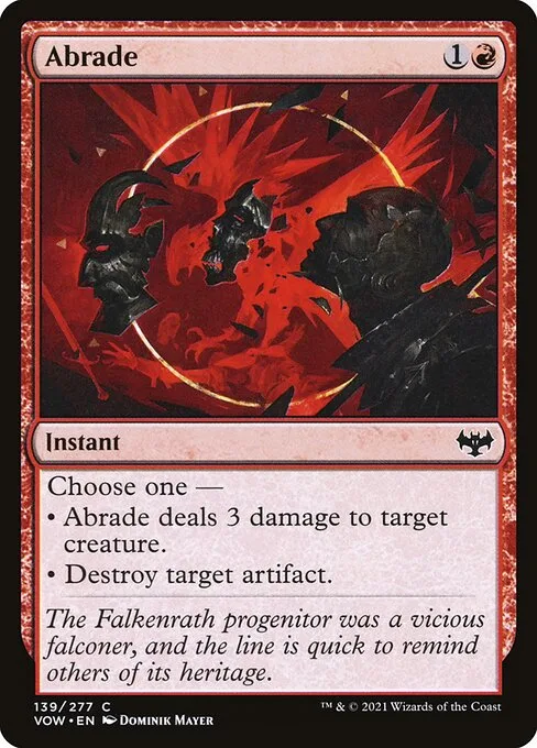 Abrade · Innistrad: Crimson Vow 139/423