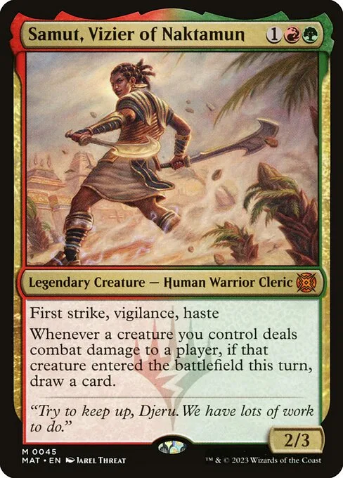 Samut, Vizier of Naktamun · March of the Machine: The Aftermath 45/230