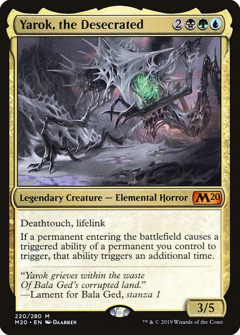 Yarok, the Desecrated · Core Set 2020 220/346