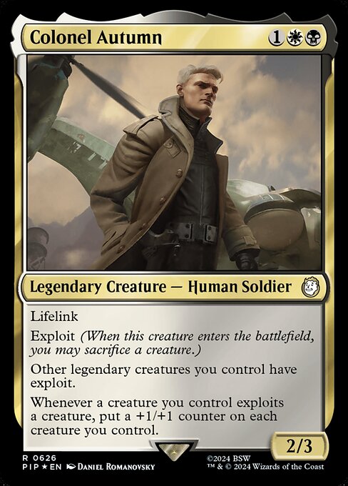 Colonel Autumn · Fallout 626/1068
