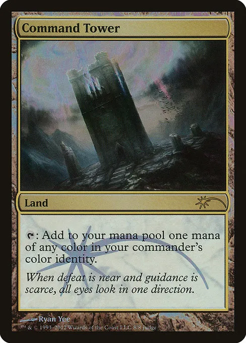 Command Tower · Judge Gift Cards 2012 8/9