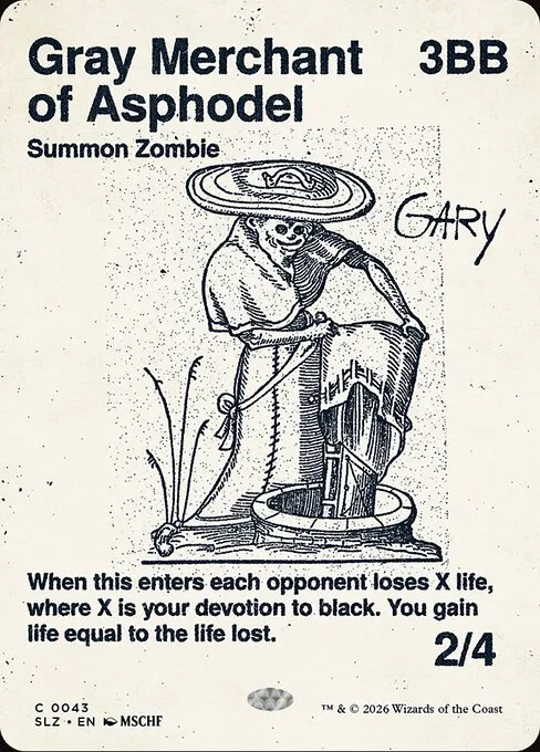 Gray Merchant of Asphodel · The Zeta Set 43/21