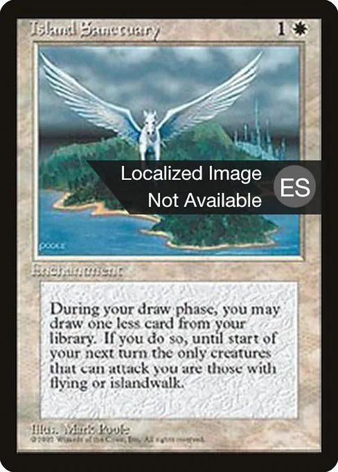 Island Sanctuary · Fourth Edition Foreign Black Border 31/378