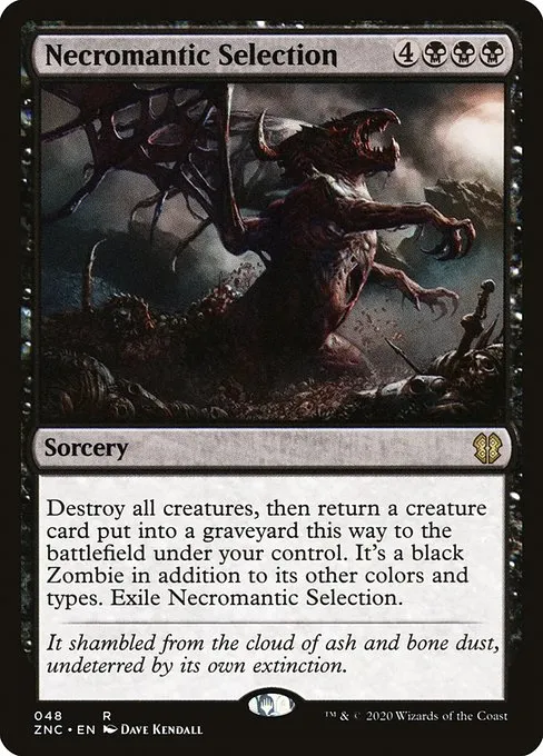 Necromantic Selection · Zendikar Rising Commander 48/142