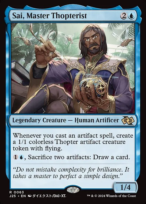 Sai, Master Thopterist · Foundations Jumpstart 63/779