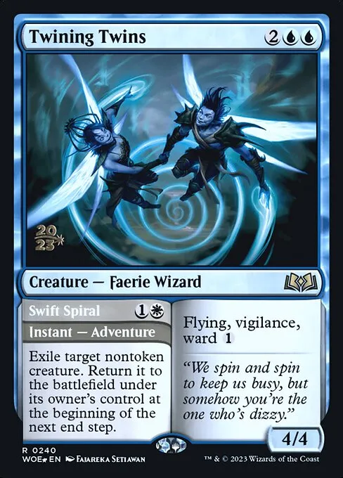 Twining Twins // Swift Spiral · Wilds of Eldraine Promos 240s/160